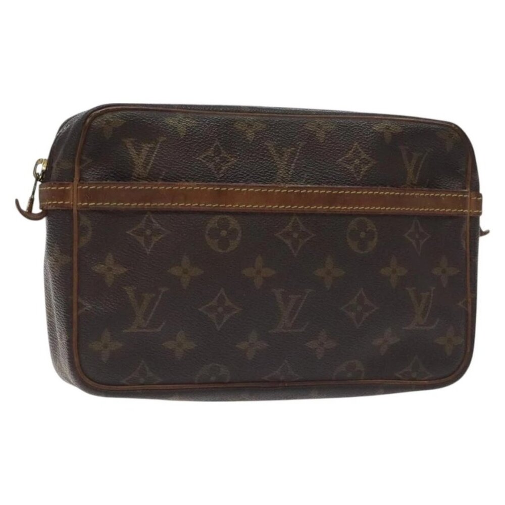 LOUIS VUITTON Monogram Compiegne 23 Clutch Bag
